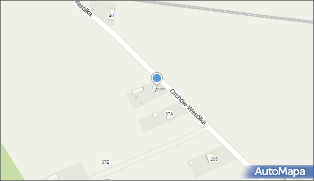 Orchów, Orchów, 37, mapa Orchów