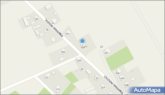 Orchów, Orchów, 41a, mapa Orchów