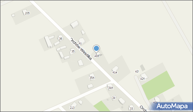 Orchów, Orchów, 41b, mapa Orchów