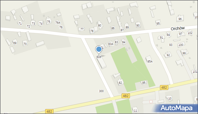 Orchów, Orchów, 81b, mapa Orchów