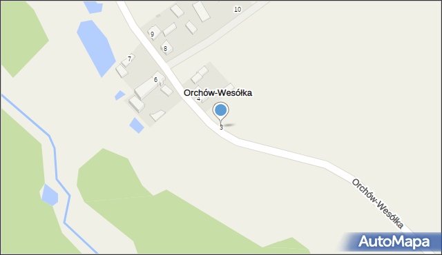 Orchów-Wesółka, Orchów-Wesółka, 3, mapa Orchów-Wesółka