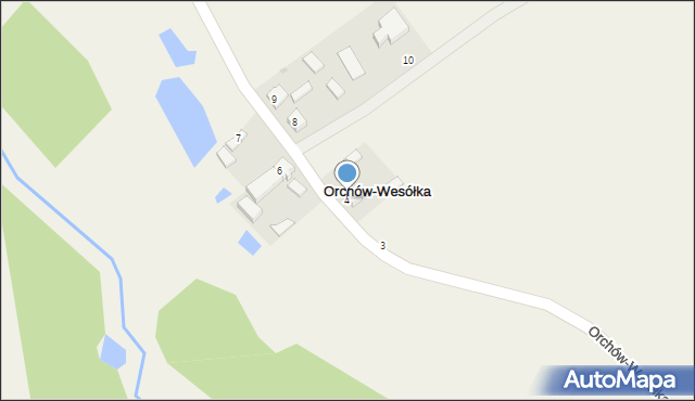 Orchów-Wesółka, Orchów-Wesółka, 4, mapa Orchów-Wesółka