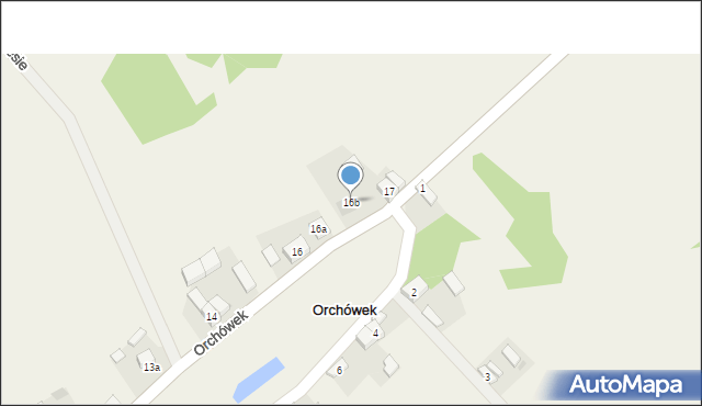 Orchówek, Orchówek, 16b, mapa Orchówek