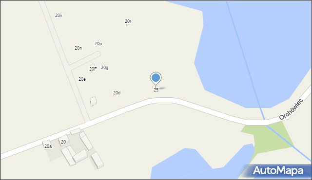 Orchówek, Orchówek, 20h/1, mapa Orchówek