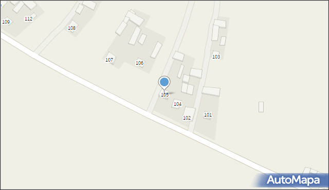 Orchowiec, Orchowiec, 105, mapa Orchowiec