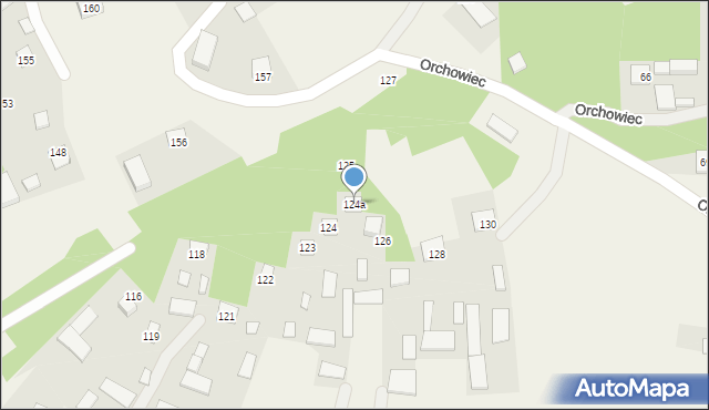 Orchowiec, Orchowiec, 124a, mapa Orchowiec