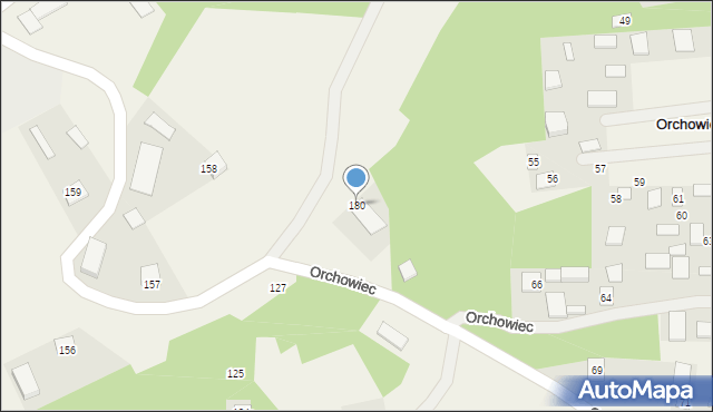 Orchowiec, Orchowiec, 180, mapa Orchowiec