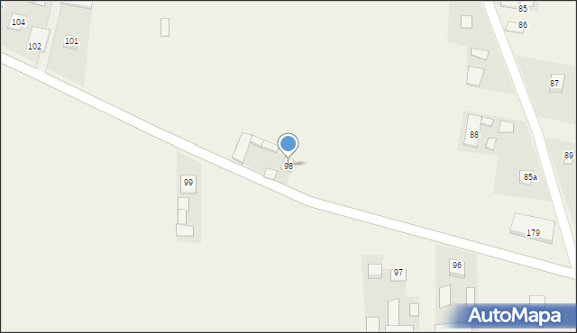 Orchowiec, Orchowiec, 98, mapa Orchowiec