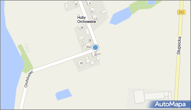 Orchowo, Orchówiec, 32, mapa Orchowo