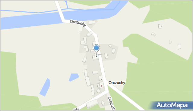 Orczuchy, Orczuchy, 3, mapa Orczuchy