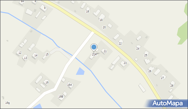 Orelec, Orelec, 21A, mapa Orelec