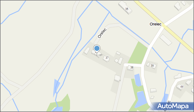 Orelec, Orelec, 36a, mapa Orelec