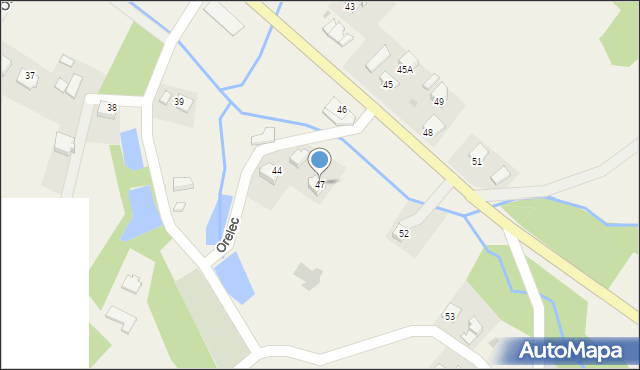 Orelec, Orelec, 47, mapa Orelec