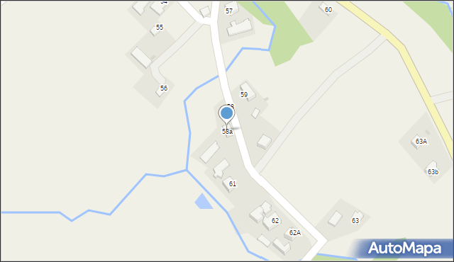 Orelec, Orelec, 58a, mapa Orelec