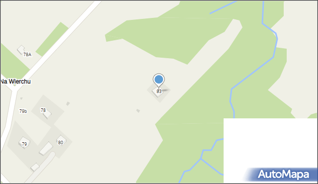 Orelec, Orelec, 83, mapa Orelec
