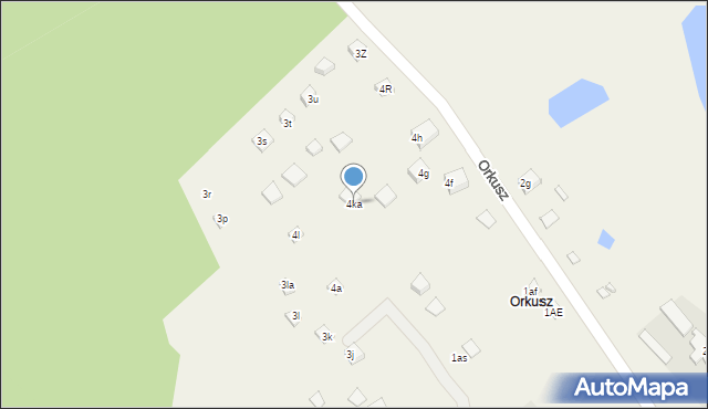 Orkusz, Orkusz, 4ka, mapa Orkusz