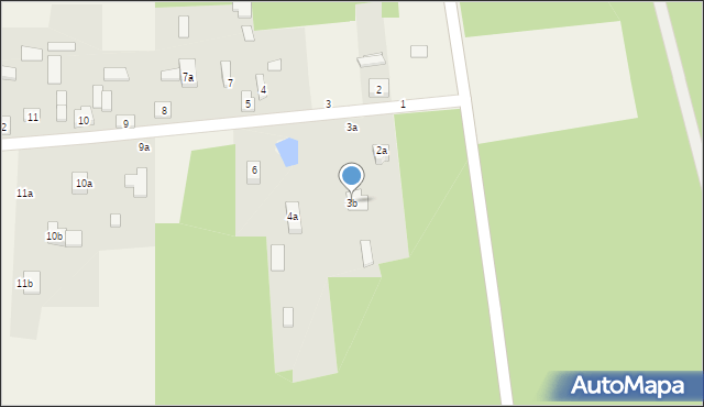 Orła, Orła, 3b, mapa Orła