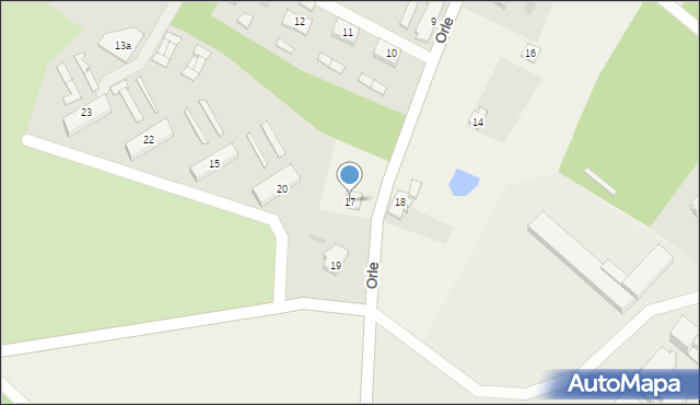 Orle, Orle, 17, mapa Orle