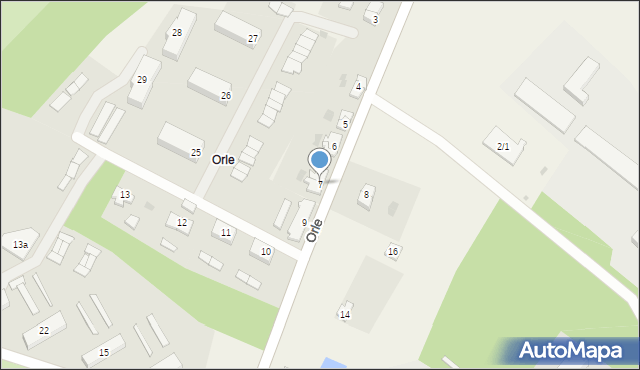 Orle, Orle, 7, mapa Orle