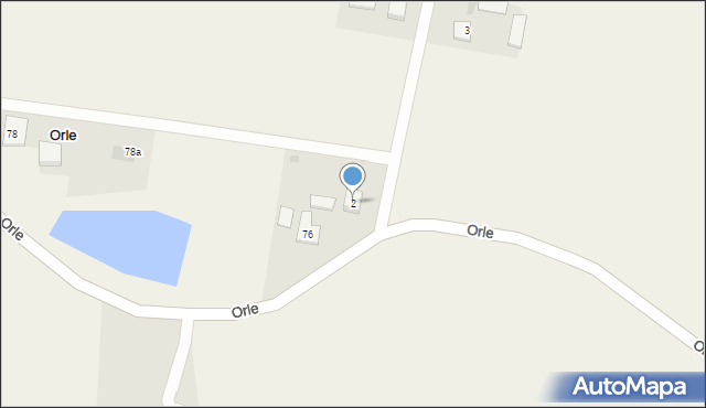 Orle, Orle, 2, mapa Orle