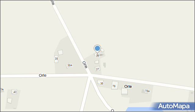 Orle, Orle, 35, mapa Orle