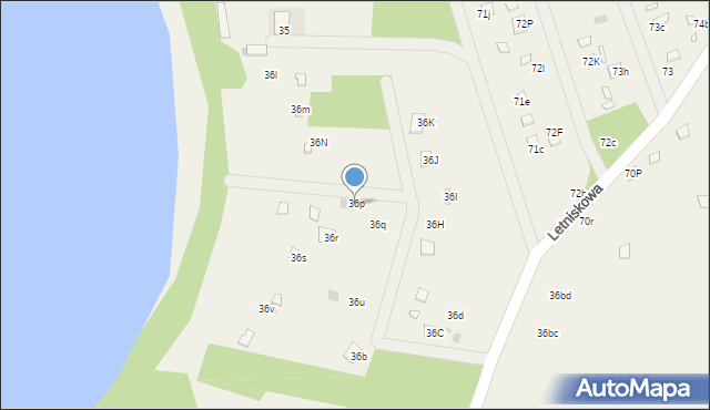 Orle, Orle, 36p, mapa Orle