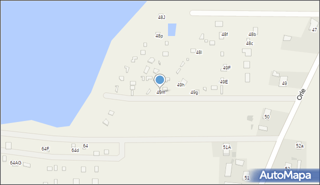 Orle, Orle, 49m, mapa Orle