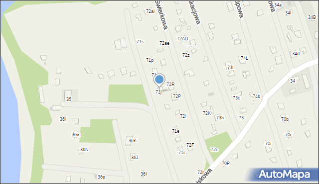 Orle, Orle, 71j, mapa Orle