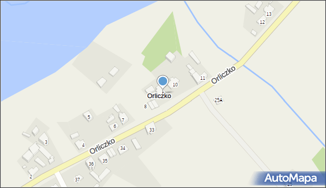 Orliczko, Orliczko, 9, mapa Orliczko