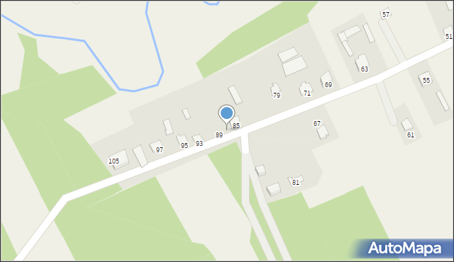 Orło, Orło, 87, mapa Orło