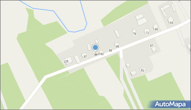 Orło, Orło, 95, mapa Orło