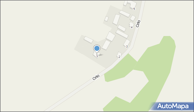 Orło, Orło, 1, mapa Orło