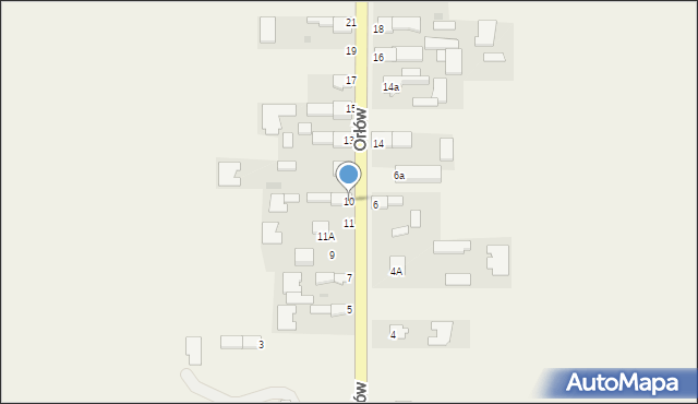 Orłów, Orłów, 10, mapa Orłów