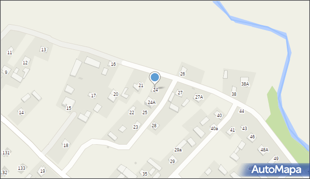 Orłów Drewniany, Orłów Drewniany, 24, mapa Orłów Drewniany
