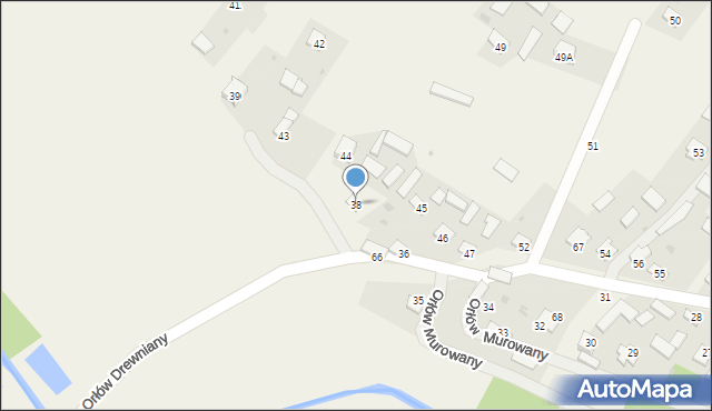 Orłów Murowany, Orłów Murowany, 38, mapa Orłów Murowany