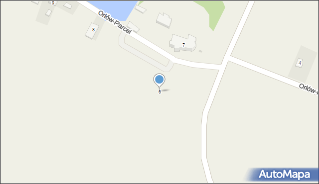 Orłów-Parcel, Orłów-Parcel, 6, mapa Orłów-Parcel