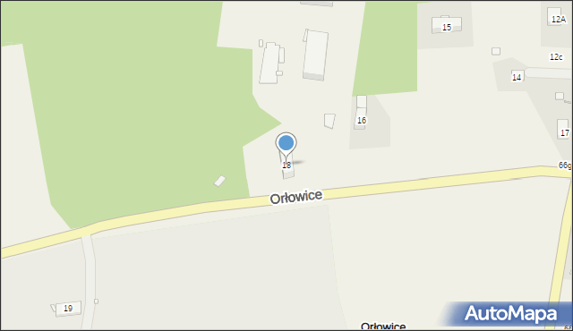 Orłowice, Orłowice, 18, mapa Orłowice