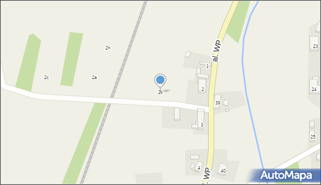 Orłowice, Orłowice, 2k, mapa Orłowice