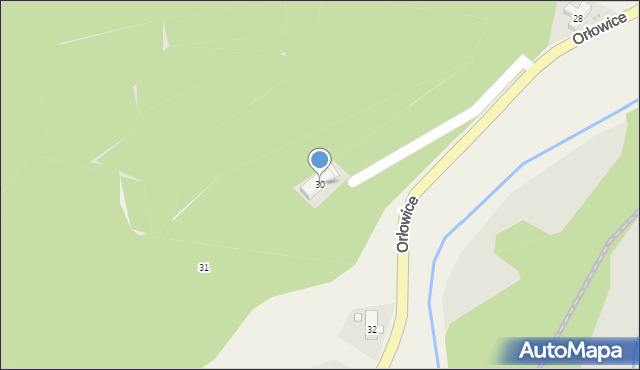 Orłowice, Orłowice, 30, mapa Orłowice