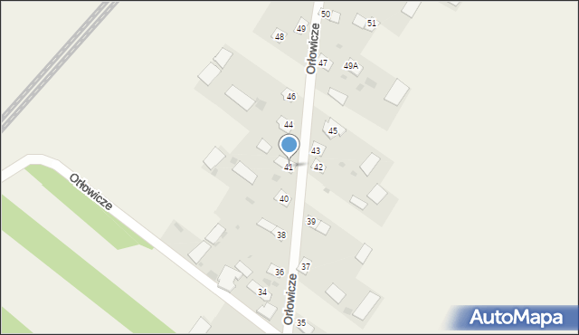 Orłowicze, Orłowicze, 41, mapa Orłowicze