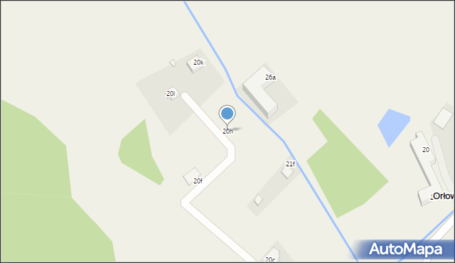 Orłowiec, Orłowiec, 20h, mapa Orłowiec
