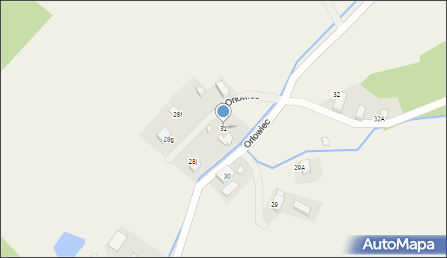 Orłowiec, Orłowiec, 31, mapa Orłowiec