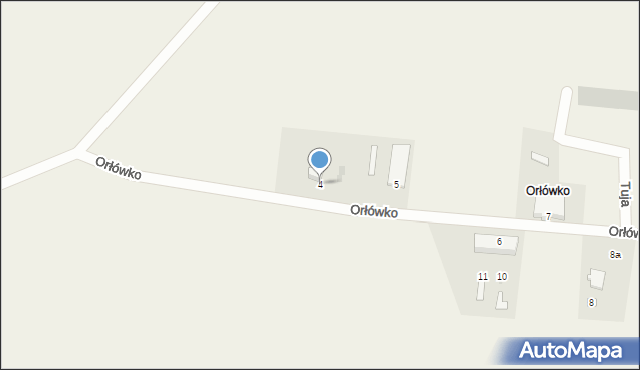 Orłówko, Orłówko, 4, mapa Orłówko