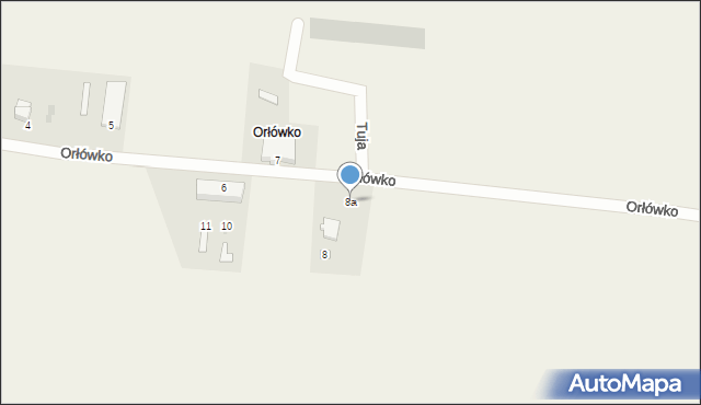 Orłówko, Orłówko, 8a, mapa Orłówko