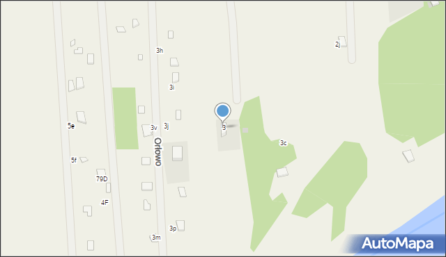 Orłowo, Orłowo, 3, mapa Orłowo