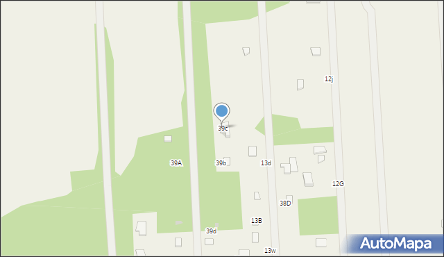 Orłowo, Orłowo, 39c, mapa Orłowo