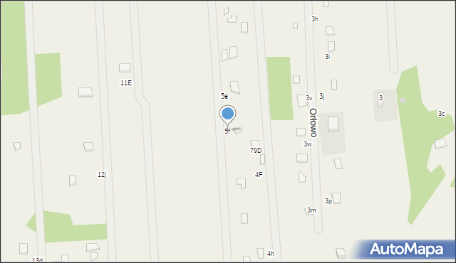Orłowo, Orłowo, 5f, mapa Orłowo
