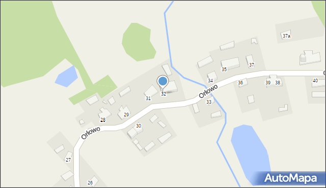 Orłowo, Orłowo, 32, mapa Orłowo