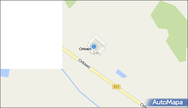 Orłowo, Orłowo, 7, mapa Orłowo
