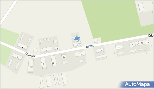Orłowo, Orłowo, 5A, mapa Orłowo